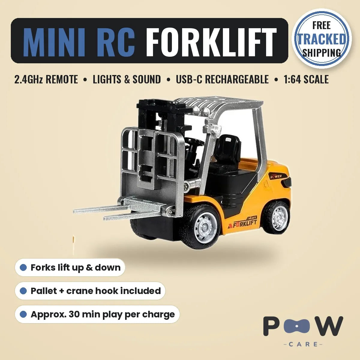 POW - Mini RC Construction Vehicles, view 4