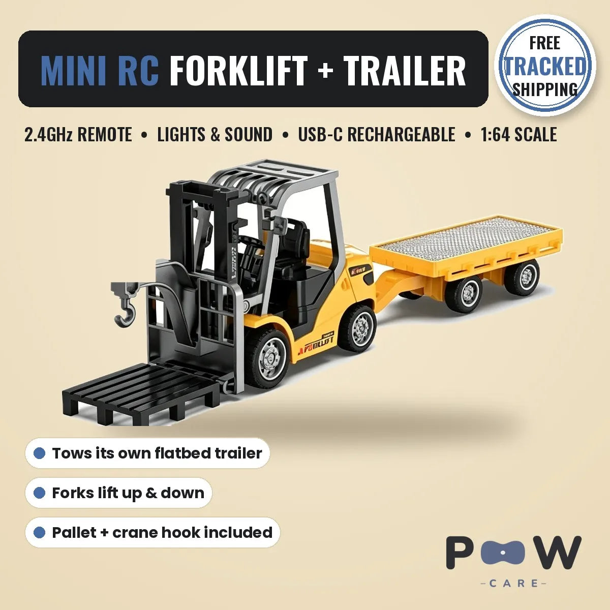POW - Mini RC Construction Vehicles, view 5
