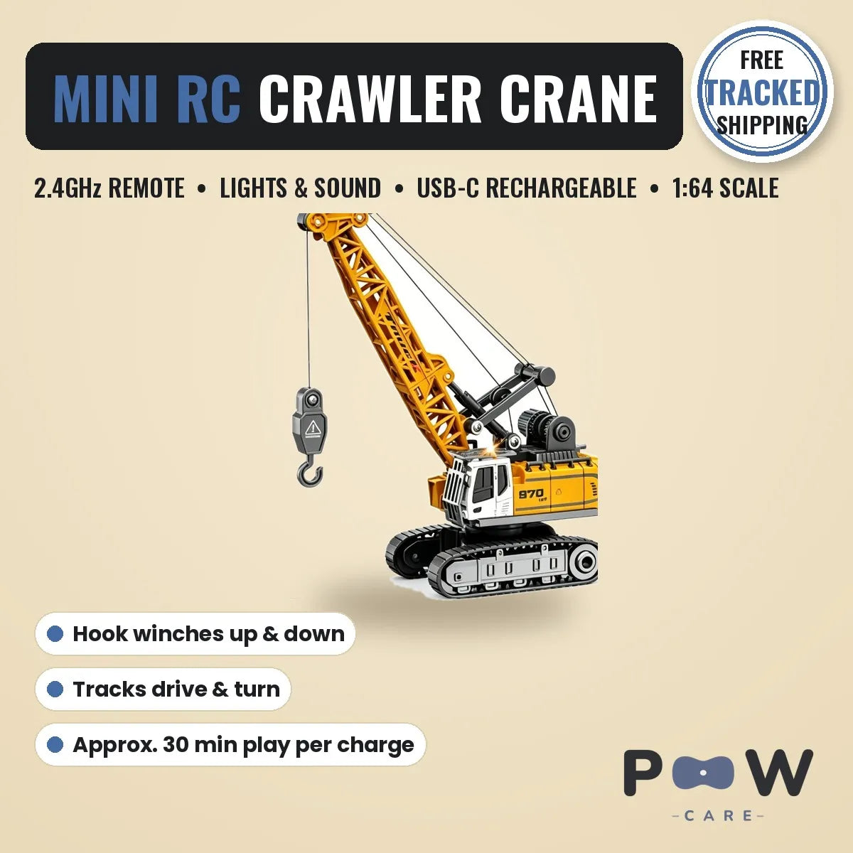POW - Mini RC Construction Vehicles, view 6