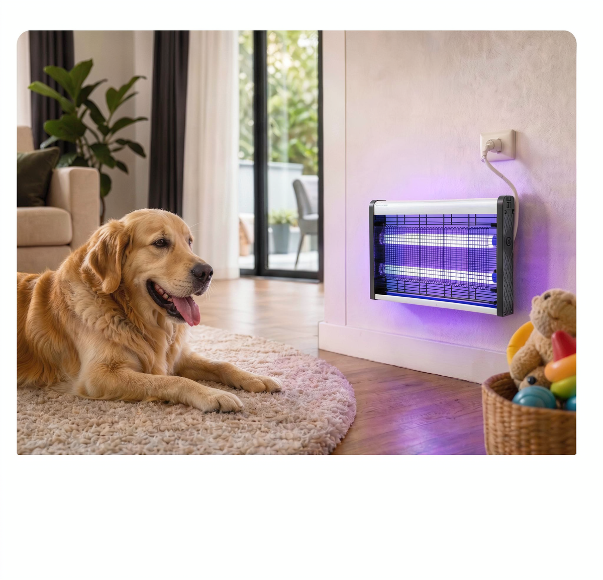 Protective mesh for busy homes