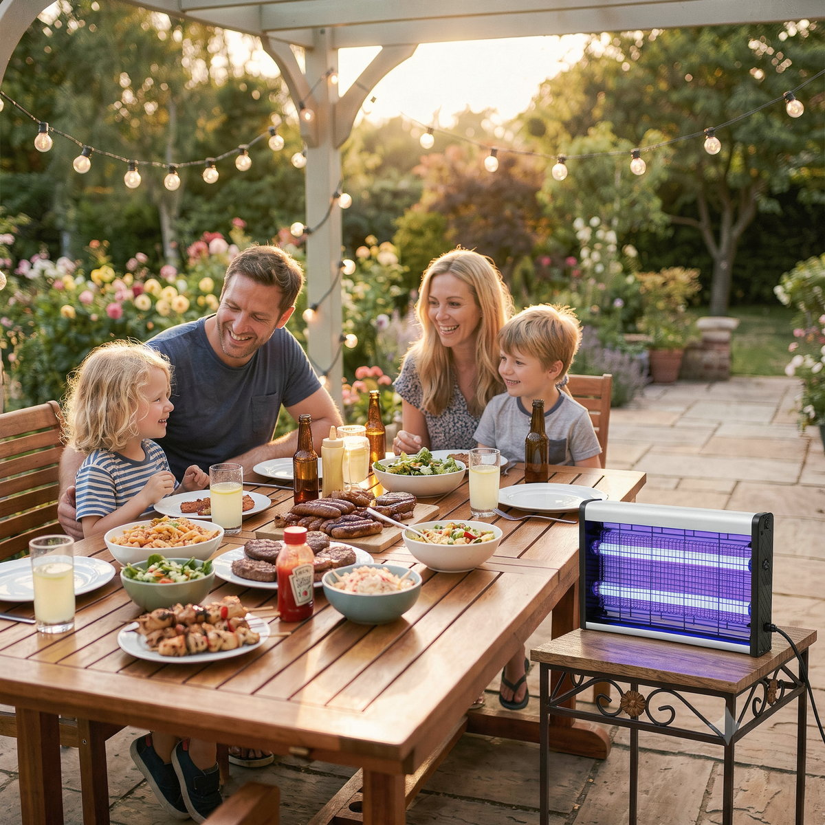 Family BBQs, not fly food